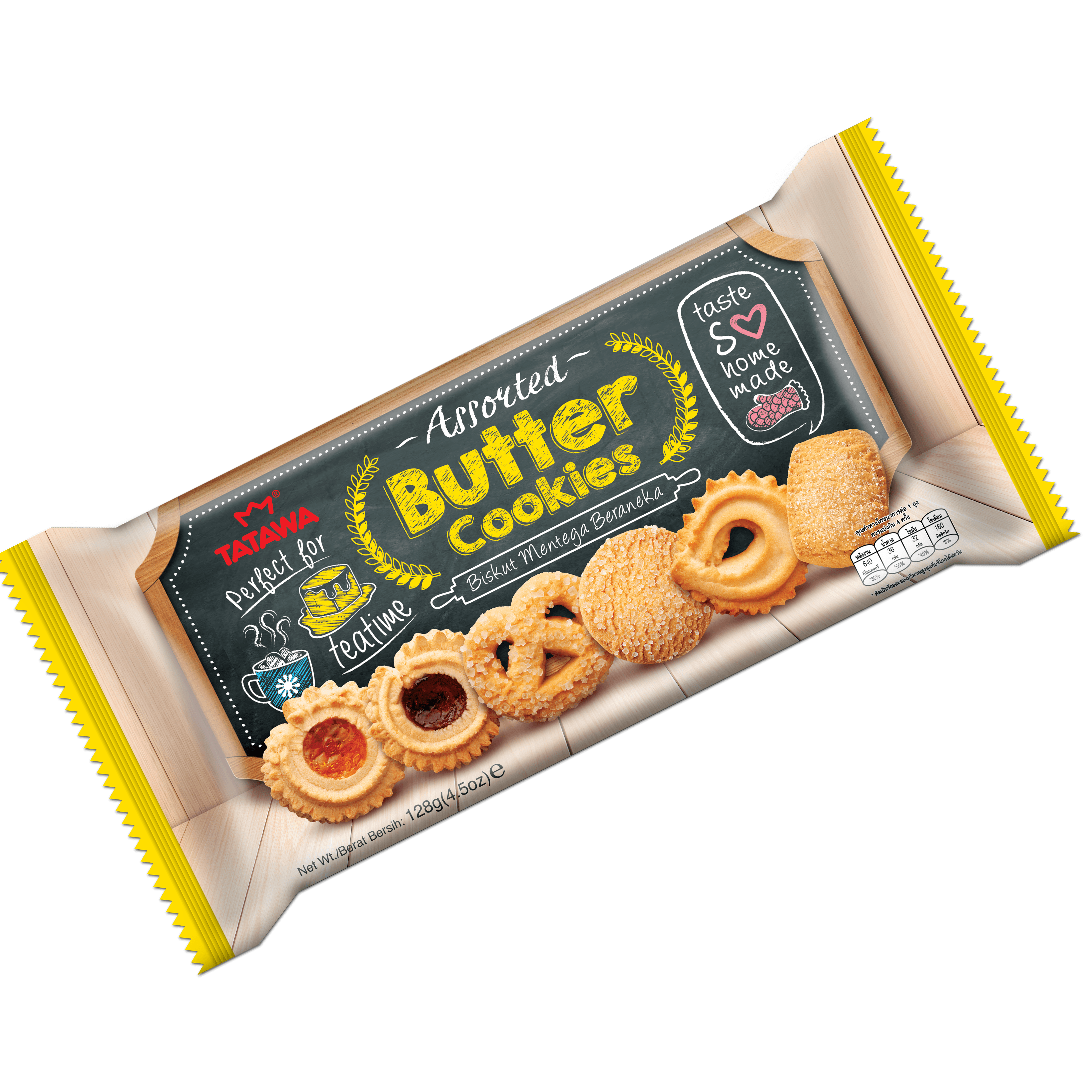 Assorted Butter Cookies 128g