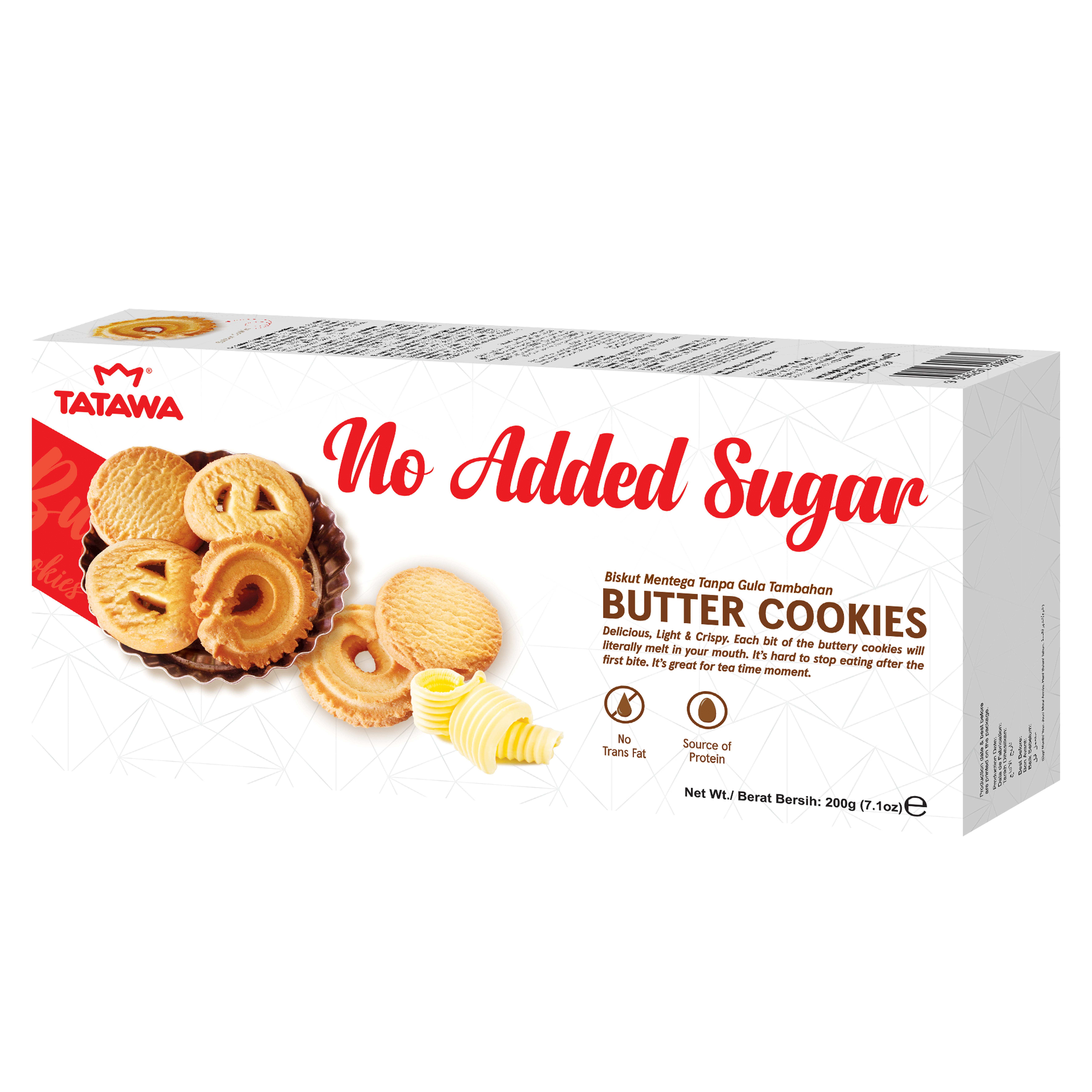 No Added Sugar Butter Cookies 200g