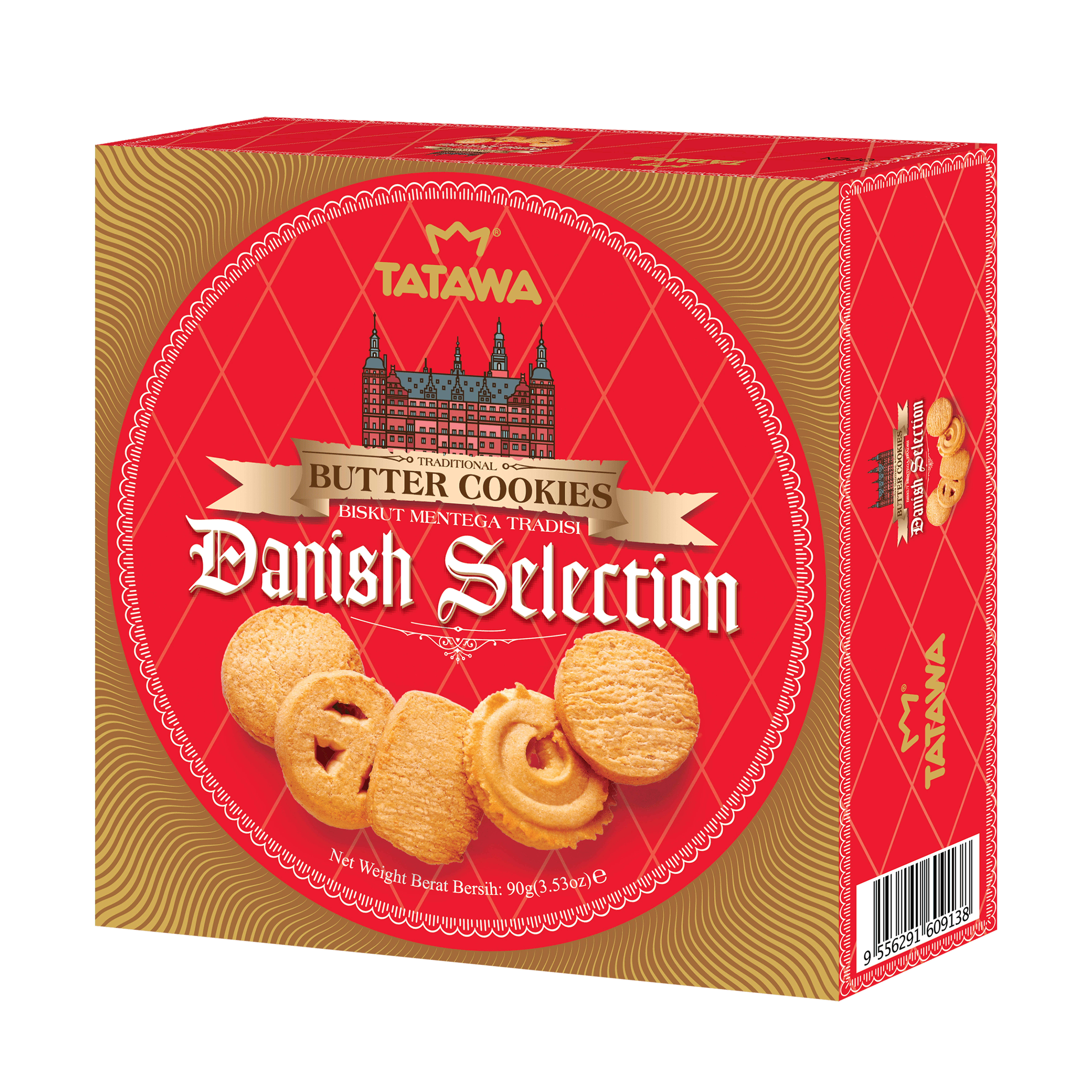 Tatawa Butter Cookies 90g Red Box